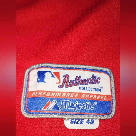 MAJESTIC NWT MENS SZ XL (46) ORITZ #34 BASEBALL JERSEY BUTTON UP SHIRT - Picture 2 of 11